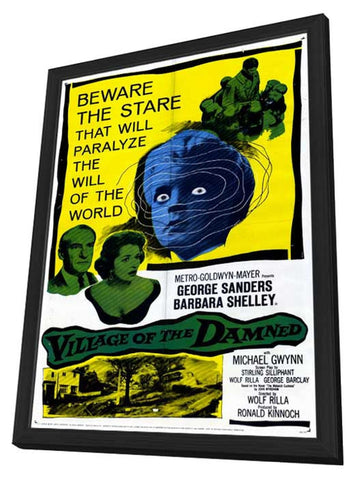 Village of the Damned 11 x 17 Movie Poster - Style A - in Deluxe Wood Frame