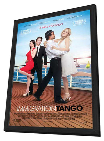 Immigration Tango 11 x 17 Movie Poster - Style B - in Deluxe Wood Frame