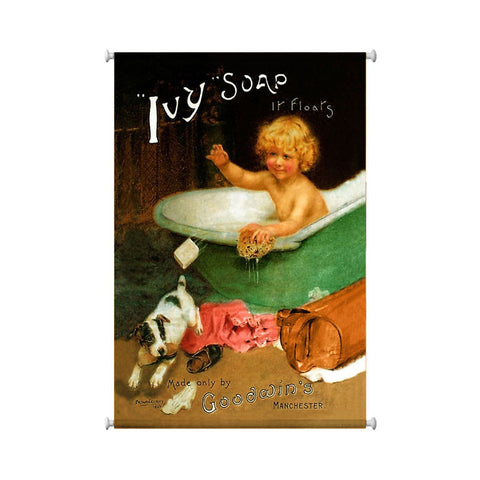 Ivy Soap Metal Sign Wall Decor 25 x 38