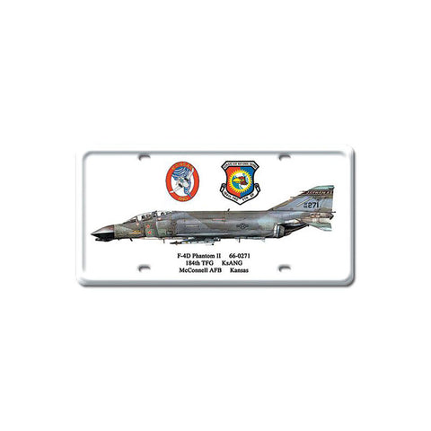 F-4D Phantom II Metal Sign Wall Decor 6 x 12