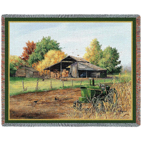 End Of Harvest Tapestry Blanket