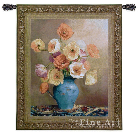 Poetic Poppies Wall Tapestry