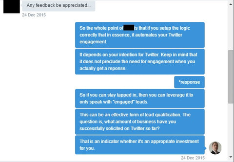 Twitter Marketing Automation Conversation 2