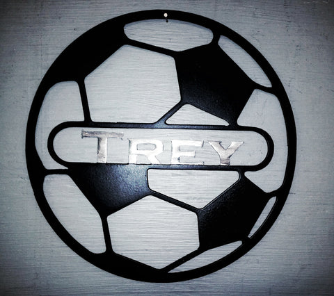 Custom Name on Soccer Ball