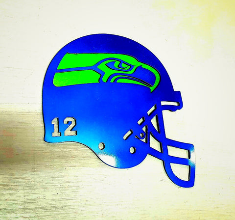 Custom Seattle Seahawks Helmet