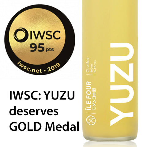 YUZU wins GOLD Medal at 2019 IWSC