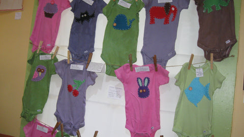 Onesies by local Shellie Chambers - $20.00