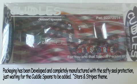 Stars and Stripes clear Plastic Display Box.