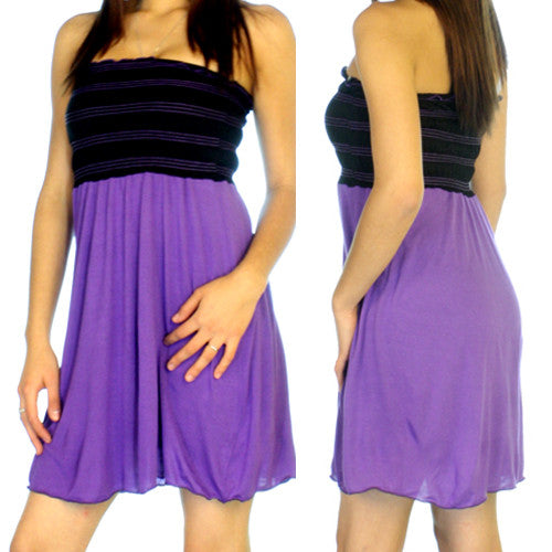 womens purple summer dress
