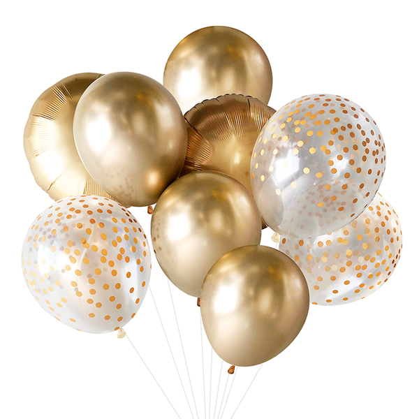 Download Gold And Black Balloons Png | PNG & GIF BASE