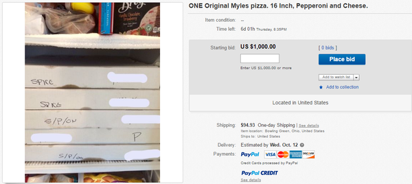 Bowling Green S Myles Pizza Closing Pizza For Sale On Ebay