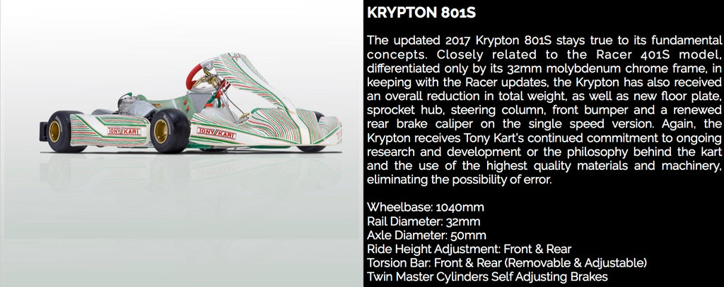 TONY KART KRYPTON 801S - Power Republic - Online Kart Shop - Gold Coast - Brisbane