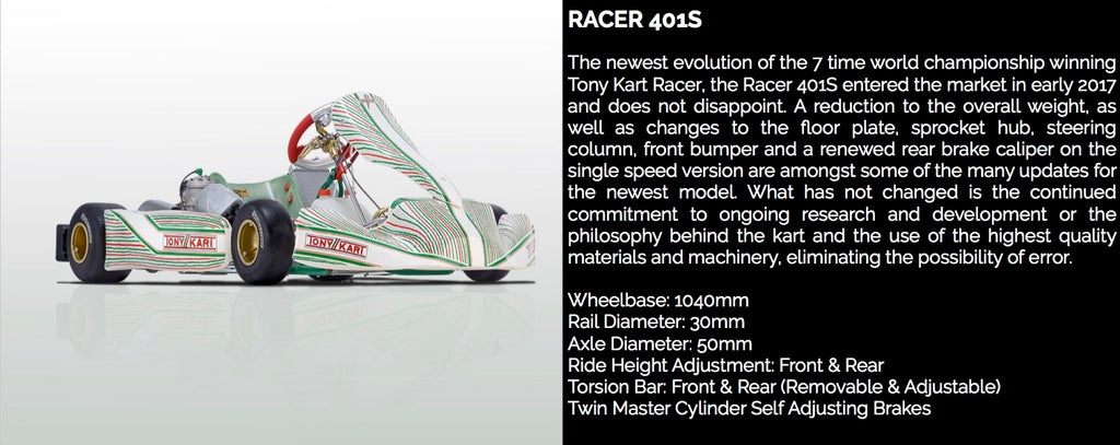 TONY KART RACER 401S - Power Republic - Online Kart Shop - Gold Coast - Brisbane