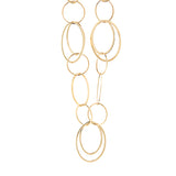 36" Large Loop Chain Necklace in 14K Yellow Gold