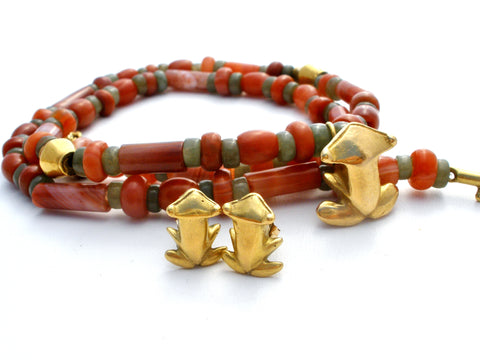 http://thejewelryladysstore.com/collections/sets/products/18k-gold-carnelian-jade-frog-necklace-earrings-set?variant=9612556099