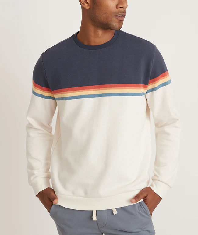 Marine Layer Sunset Stripe Sweater