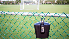 outdoor safe attaches to fences