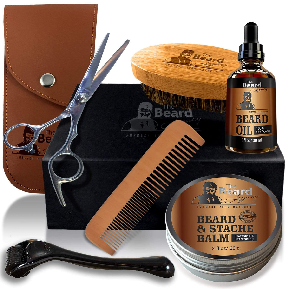 The Beard Legacy A Complete Beard Grooming Kit For Men 0795