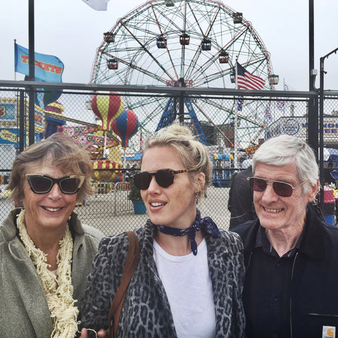 Jen Auerbach with Parents at Carnival