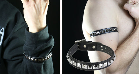 Studded Leather Armbands