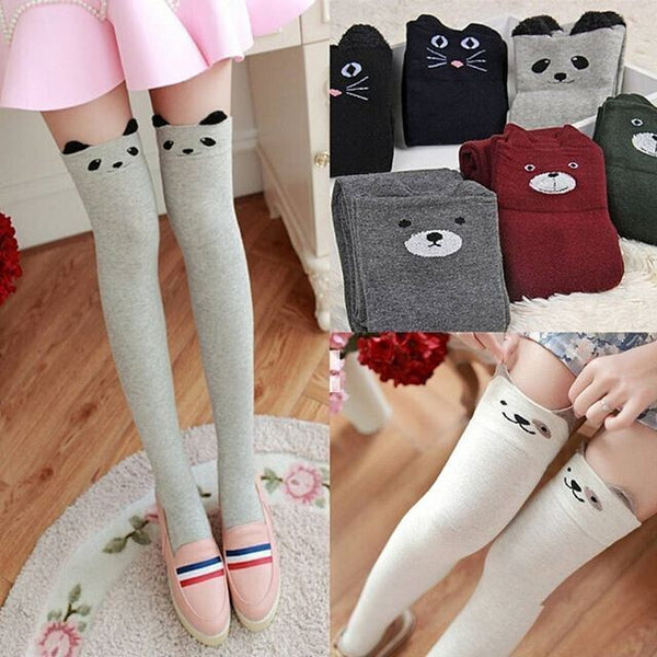 2016 Japanese Cute Cartoon Panda Stockings Fashion Kawaii Tight Cartoon Cute Jfashion Panty Hose