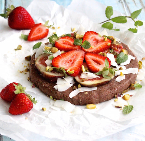 Chocolate Protein Pizza with Fit Mixes