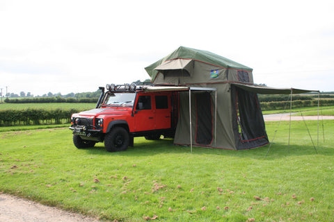 Roof Tent UK Yorkshire Camping Expedition Land Rover Defender Howling Moon Trek Overland 