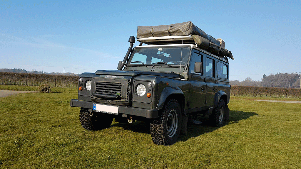 Land Rover Defender 110 CSW Vehicle Prep ARB Air Lockers Compressor Split Charge Winch and Bumper Yorkshire Trek Overland