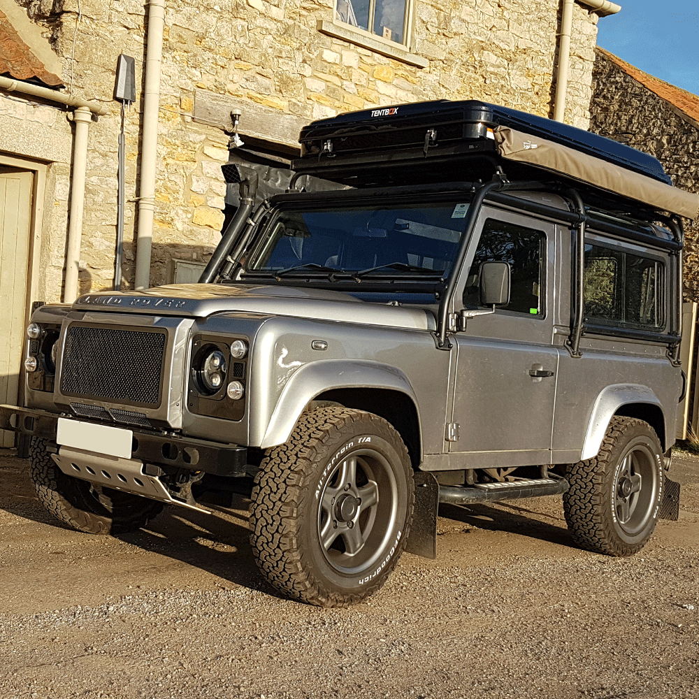  Land Rover Defender 90 Roof Rack Roll Cage TentBox Awning
