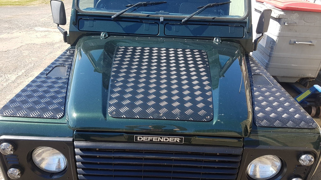 Land Rover Defender 90 Chequer Plate Yorkshire UK Trek Overland - Patriot Products