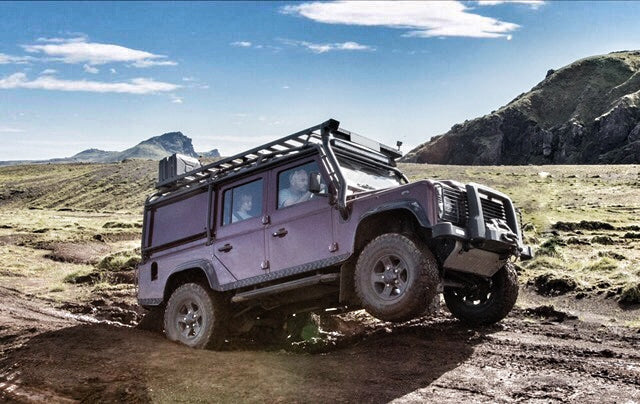 Land Rover Defender Roll Cage & Roof Rack Fitting Yorkshire - Picture Taken By My Bradley in Iceland