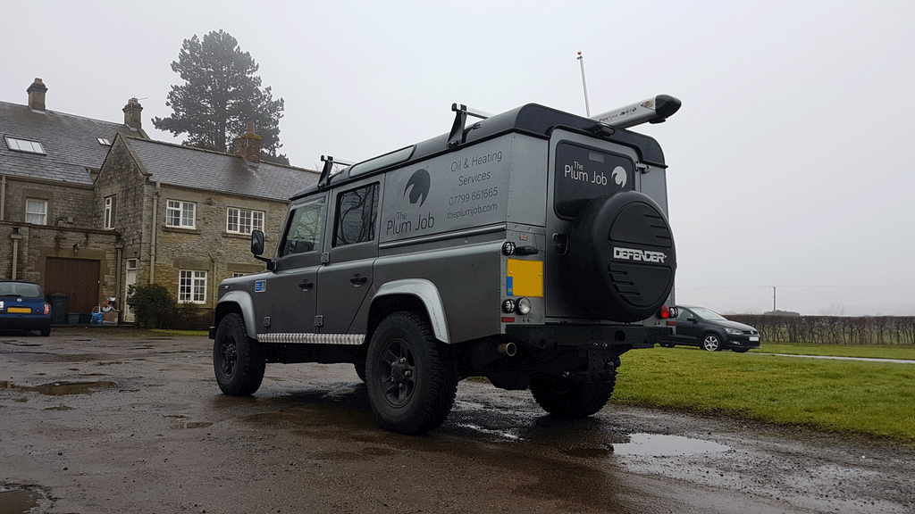 Land Rover Defender 110 Preparation Roof Rack Security Lighting Hinges Glove Box Yorkshire Trek Overland 