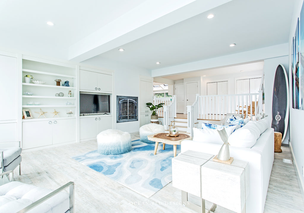 Ocean Blu designs - best Long Island coastal beach home interior designer NY