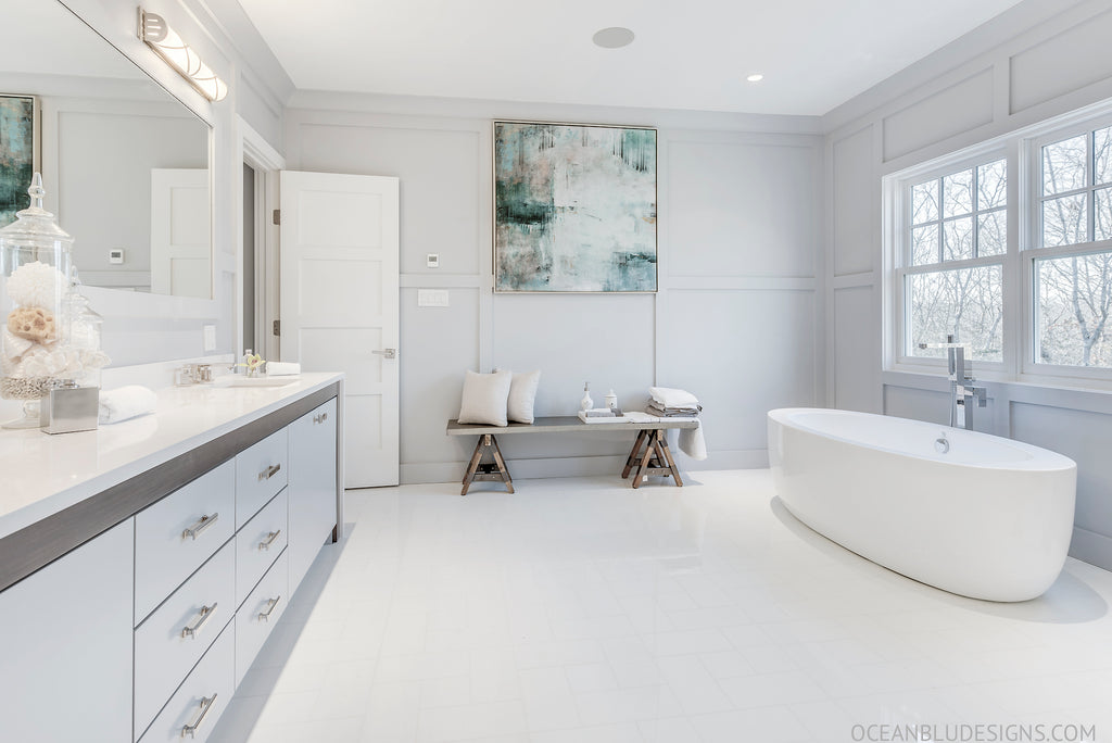 Modern Coastal Beach House Bathroom Designs Hamptons New