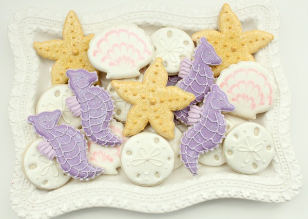 Sand Dollar Cookies for Beach & Nautical Themed Weddings and Parties