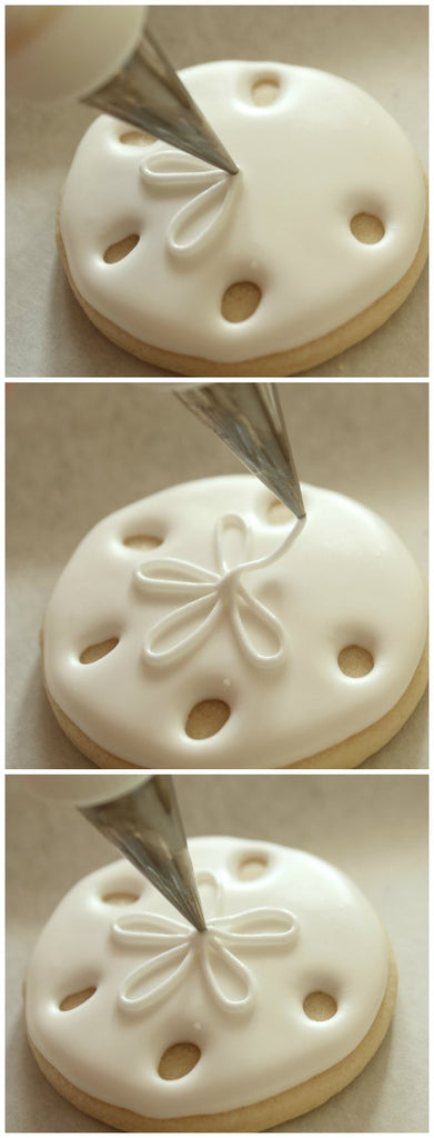 Sand Dollar Cookies for Beach & Nautical Themed Weddings and Parties