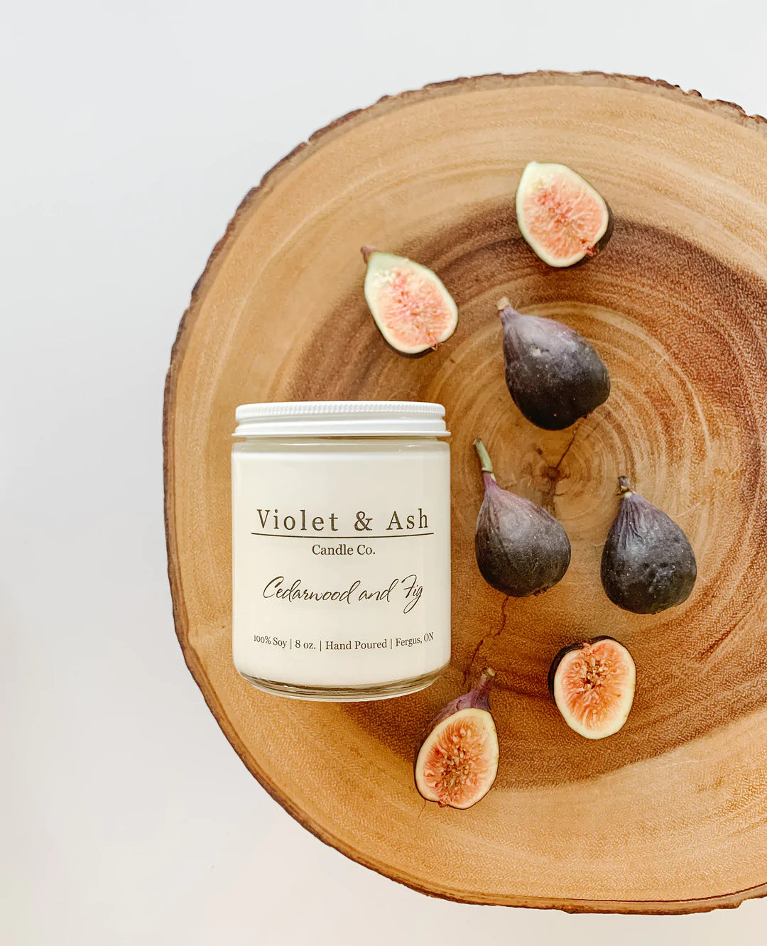Violet and Ash Candles