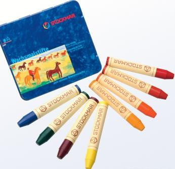 Stockmar Beeswax Crayons - 8 Sticks