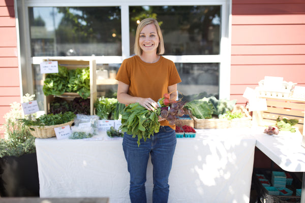 Jen Browning of Juniper Layne Farm in Portland, OR