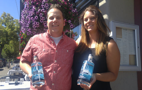 BackDrop Distilling vodka at Drake Restaurant in Bend, Oregon