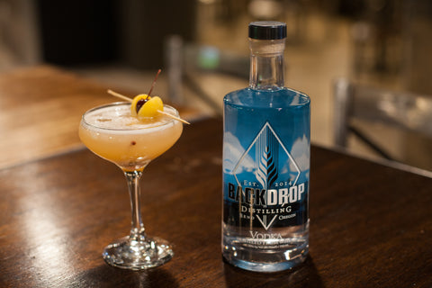 Take home a bottle of award winning vodka by BackDrop Distilling