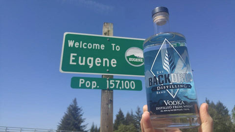 BackDrop Distilling vodka - found in Eugene, Oregon and other Oregon locations