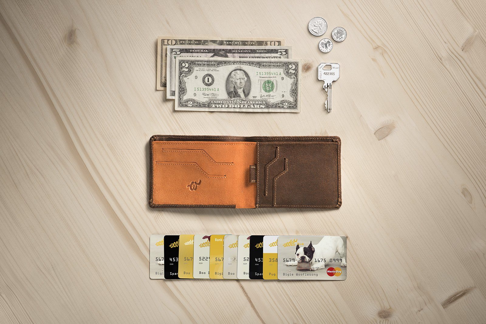 Kickstarter Woolet Smart Wallet - smart, slim, hand-crafted wallet