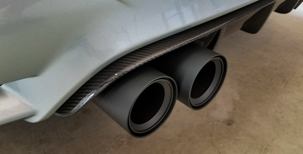 BMS Straight Cut Billet Exhaust Tips F chassis BMW M3 M4