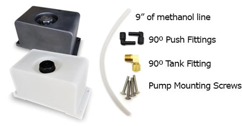 watermethanol tank methanol water injection tank with cap