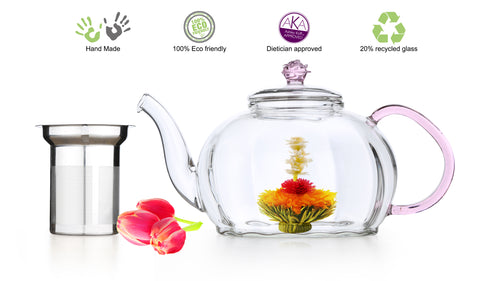 Tea 101 14 things you need to know about clear glass tea pot - Tea Beyond