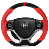 Buddy Club Steering Wheel | 2012-2015 Honda Civic (BC08-RSSWFB-RL/C)