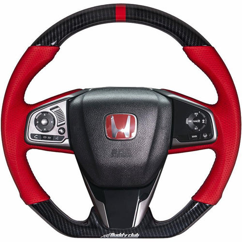 Buddy Club "Time Attack" Sport Steering Wheel | 2016-2021 Honda Civic
