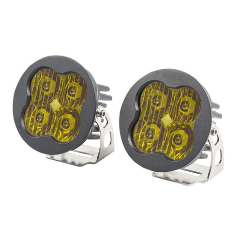 Diode Dynamics SS3 3" Round Yellow LED Pods - Pair