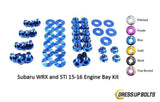 Dress Up Bolts Subaru WRX and STi (2015-2019) Titanium Engine Bay Kit | 2015-2019 Subaru WRX (SUB-009-Ti)